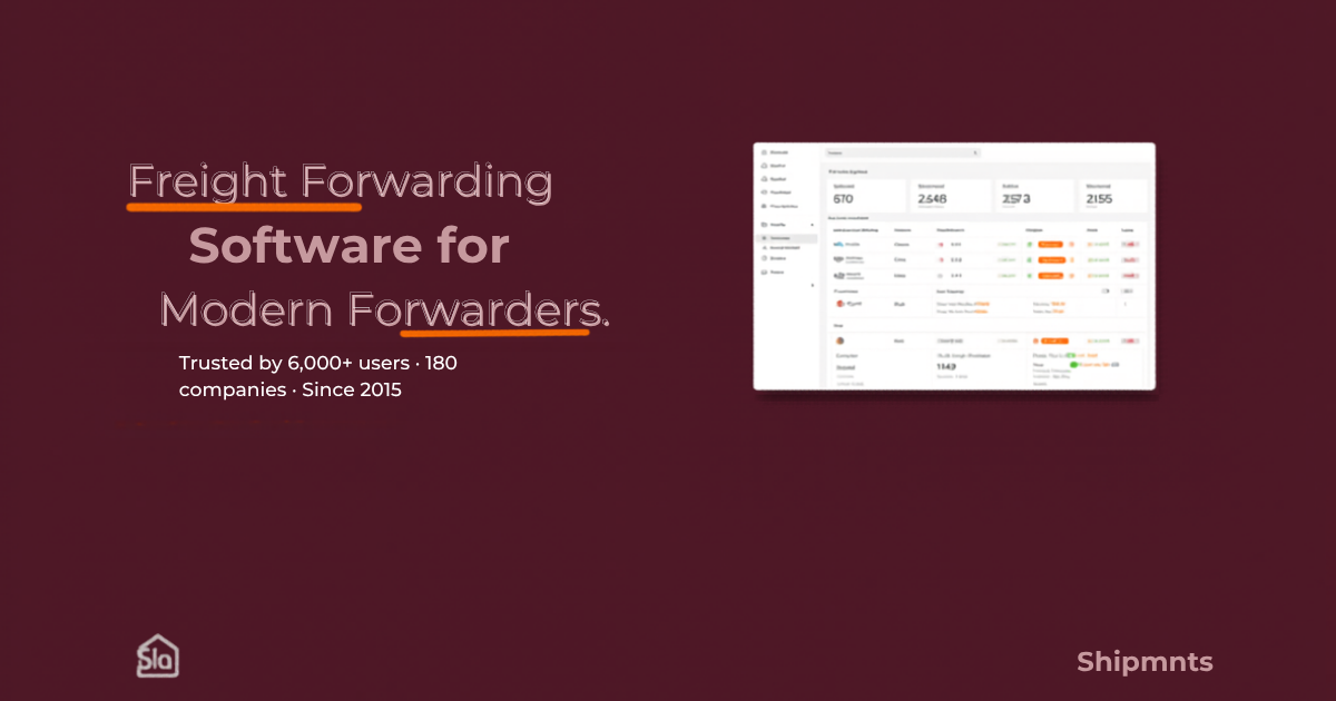 Why Shipmnts: Purpose-Built Freight Forwarding Software